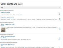 Tablet Screenshot of carascraftsandmore.blogspot.com
