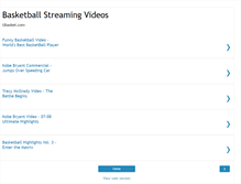 Tablet Screenshot of basketball-streaming-videos.blogspot.com