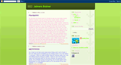 Desktop Screenshot of jaimersbrainer.blogspot.com