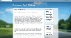 Desktop Screenshot of emergencycashstrategy.blogspot.com