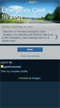 Mobile Screenshot of emergencycashstrategy.blogspot.com