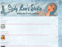 Tablet Screenshot of cindylewsstudio.blogspot.com