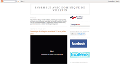 Desktop Screenshot of ensembleavecdominiquedevillepin.blogspot.com