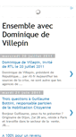 Mobile Screenshot of ensembleavecdominiquedevillepin.blogspot.com