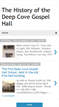 Mobile Screenshot of deepcovegospelhall.blogspot.com