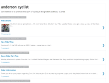 Tablet Screenshot of andersoncyclist.blogspot.com
