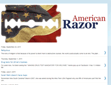 Tablet Screenshot of americanrazor.blogspot.com