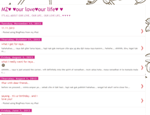 Tablet Screenshot of mzourlovelife.blogspot.com