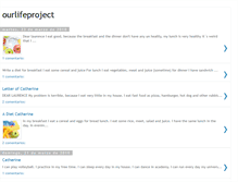 Tablet Screenshot of ourlifeprojectrke.blogspot.com