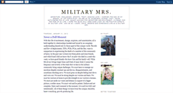 Desktop Screenshot of militarymansmrs.blogspot.com