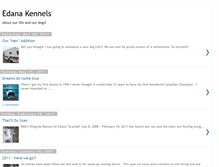 Tablet Screenshot of edanakennels.blogspot.com