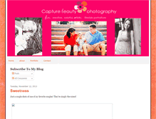 Tablet Screenshot of capture-beautyphotography.blogspot.com