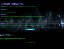 Tablet Screenshot of farmaciainteractiva.blogspot.com