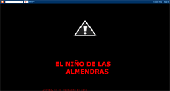 Desktop Screenshot of elninodelasalmendras.blogspot.com