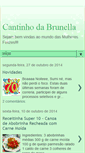 Mobile Screenshot of cantinhobrunella.blogspot.com