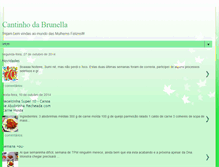 Tablet Screenshot of cantinhobrunella.blogspot.com