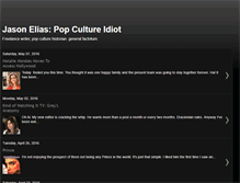 Tablet Screenshot of popcultureidiot.blogspot.com