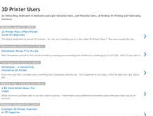Tablet Screenshot of 3dprinterusers.blogspot.com