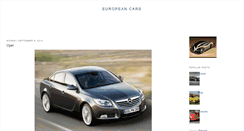 Desktop Screenshot of european-cars-pics.blogspot.com