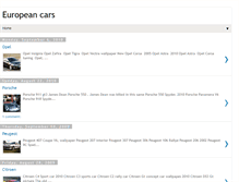 Tablet Screenshot of european-cars-pics.blogspot.com