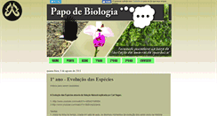 Desktop Screenshot of papodebiologia.blogspot.com