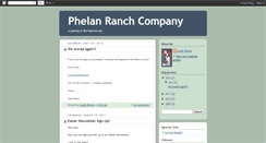 Desktop Screenshot of phelanranchcompany.blogspot.com