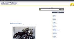 Desktop Screenshot of motorsport-wallpaper.blogspot.com
