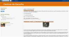 Desktop Screenshot of centrosdeescucha.blogspot.com