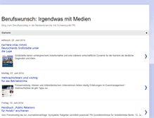 Tablet Screenshot of medienzukunft.blogspot.com