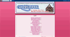 Desktop Screenshot of gkjbibisluhur.blogspot.com