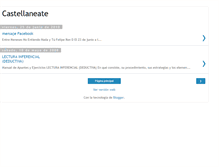 Tablet Screenshot of castellaneate.blogspot.com