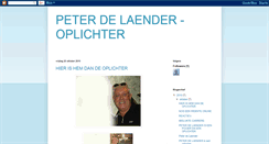 Desktop Screenshot of peter-de-laender-oplichter.blogspot.com