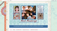 Desktop Screenshot of mardimeanderings.blogspot.com