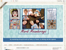 Tablet Screenshot of mardimeanderings.blogspot.com