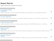 Tablet Screenshot of maasaiwarrior.blogspot.com