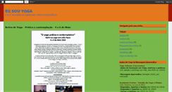Desktop Screenshot of eusouyoga.blogspot.com