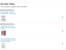 Tablet Screenshot of eusouyoga.blogspot.com