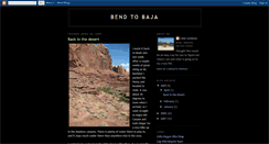 Desktop Screenshot of bend2baja.blogspot.com