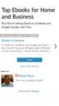 Mobile Screenshot of ebooksforhomebusiness.blogspot.com