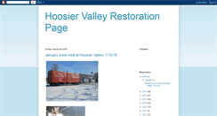 Desktop Screenshot of hoosiervalleyrestorationpage.blogspot.com