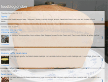 Tablet Screenshot of foodbloglondon.blogspot.com
