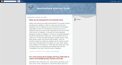 Desktop Screenshot of mesothelioma-attorney-guide.blogspot.com