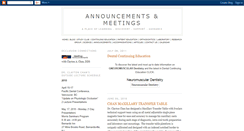 Desktop Screenshot of occlusionconnectionsannouncements.blogspot.com