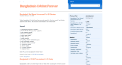 Desktop Screenshot of bangladesh-cricket-forever.blogspot.com