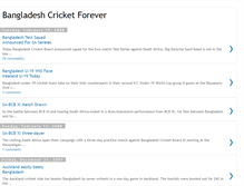 Tablet Screenshot of bangladesh-cricket-forever.blogspot.com