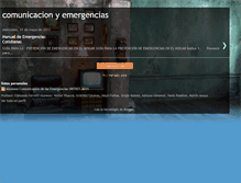 Tablet Screenshot of comyemergencias.blogspot.com