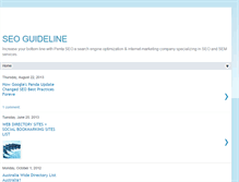 Tablet Screenshot of 1seo-guideline.blogspot.com