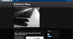 Desktop Screenshot of anthonyzhublog.blogspot.com