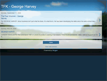 Tablet Screenshot of georgeharvey.blogspot.com