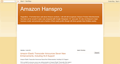 Desktop Screenshot of amazonhans.blogspot.com